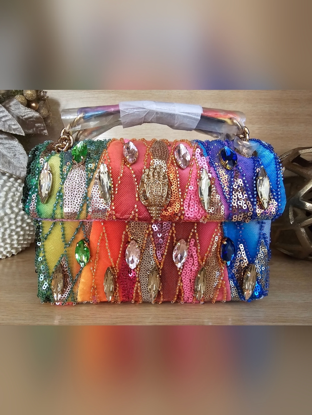 Kurt Geiger  Medium Sequin Kesington Bag.